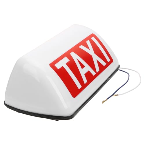 Señal de taxi luz LED para coche con base fija y diseño retro