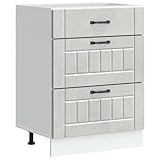 【Grand espace de rangement :】 l'armoire de cuisine offre suffisamment d'espace pour ranger des bols, des assiettes, des casseroles et d'autres appareils de cuisine.
