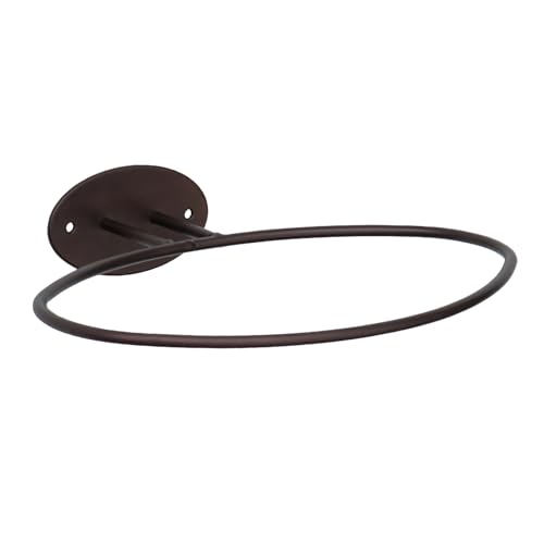 Iyulania Wall Mounted Football Display Stands Metal Ball Storage Rack for Sports Decor Garage or Man Cave Bronze