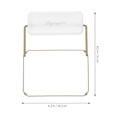 Cesto plegable para desagüe de cocina con filtro y malla blanca miniatura 2