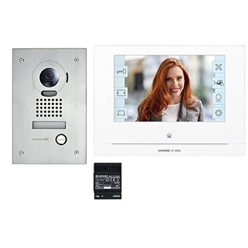 kit vidéo couleur - encastré - module wifi intégré - aiphone jos1fw