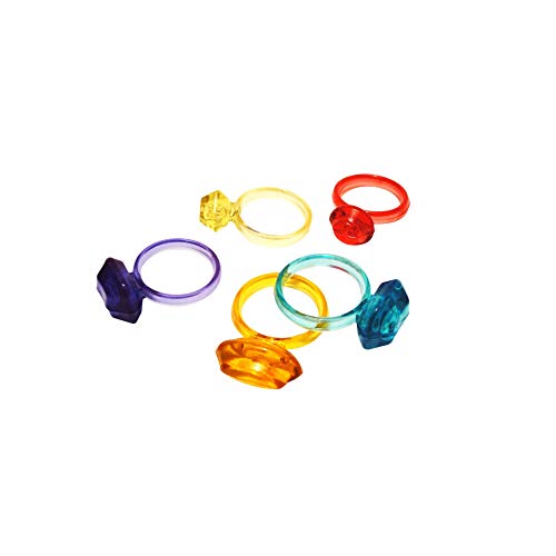 Mini Brinquedo Anel de Cristal - 50 Unidades