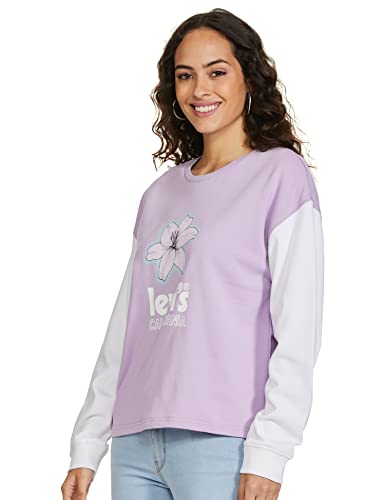 Image of Levi's Women's Cotton Hooded Neck Sweatshirt