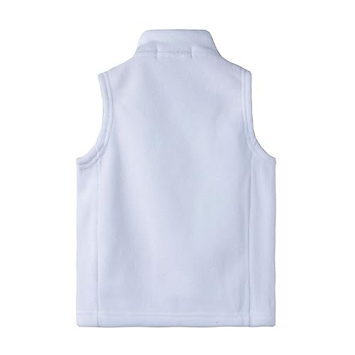 Image of LittleSpring Boys Girls Fleece Vest Sleeveless Jacket Full-Zip Fall Winter Warm Outerwear