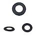 MEETOOT 16pcs Universal Nylon Washers for Standard Foosball Tables, Black