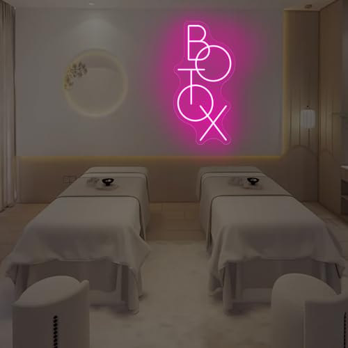 Image of Botox Logo Neon Sign, Botox Filler Led Light, Beauty Studio Wall Decor