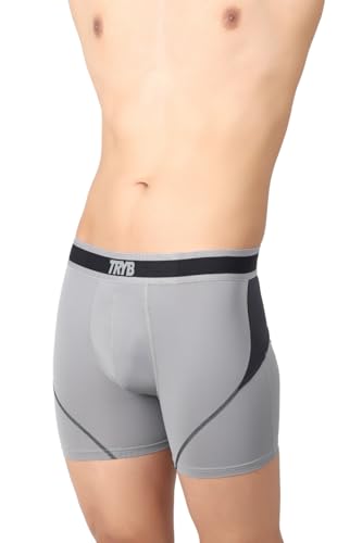 Image of TRYB Sports Underwear for Men | Stretchable Active-H Trunk Semi Compression Shorts | Trunks for Running & Gym Workout | Quick Dry, Breathable & Anti Chafing | Sports Innerwear Boxers