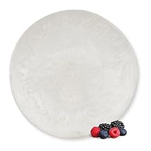 Steelite Round Serving Dinner Bowl, Kenny Mack Wave Uneven Resin Server for Raman, Pasta, Soup, Salad, Commercial Foodservice Display Restaurant Buffet Service, 13", 4" Deep, 3.5 Quart, Shell White