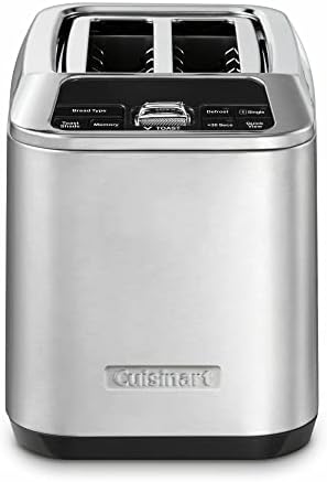 Cuisinart CPT-520 2-Slice Motorized Toaster, Stainless Steel/Blac...