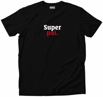 Camiseta Masculina super pai minimalista Dia dos Pais