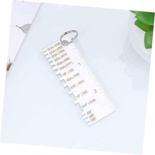 Ciieeo 2pcs Gauge Thickness Welding Gauge Tool Portable Thickness Measuring Inspection Tool miniatura 5