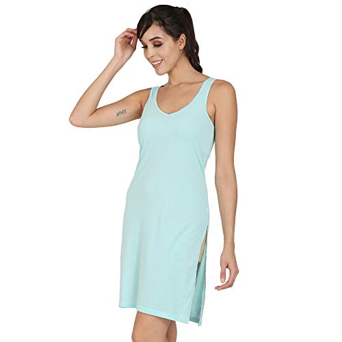 Image of Splash Cotton Rich Camisole Slip for Women| Long Kurti Slip /Suit Slip /Camisole Slip Knee Length - 139