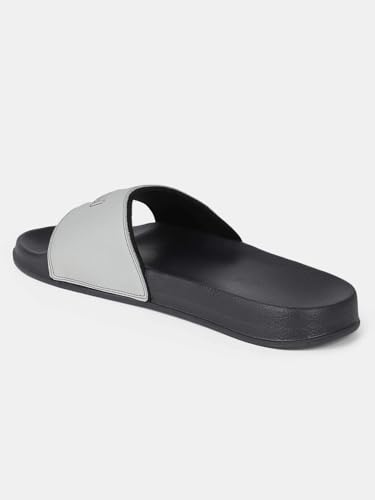 Image of hummel CHUNK MEN SLIDERS Comfortable Cushioned Sole Arch Support Durable Lightweight Flexible Trendy Style Flip flops and Slippers Slides for Men Daily use Chappal