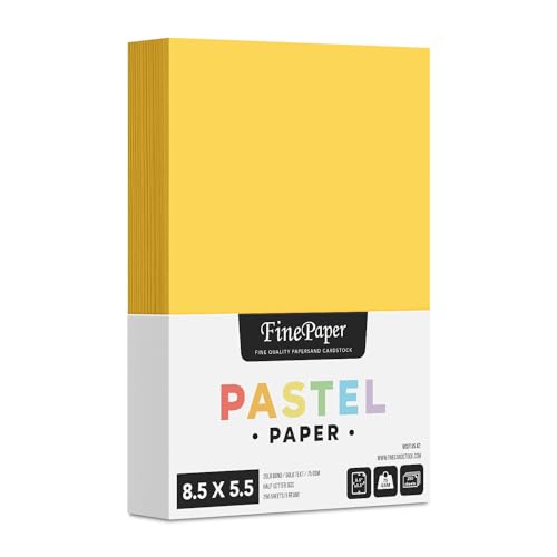 Hojas de 8.5 x 5.5 pulgadas perfectas para organizar apuntes y papelería