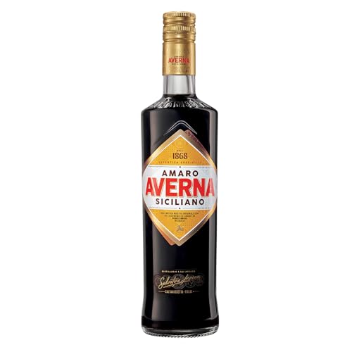 Averna Amaro - Premium Kräuterlikör aus Sizilien - das After Dinner Getränk mit dem milden Geschmack zum Dessert - 0,7 l