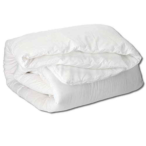 Casatessile Chaqueta sintética de Invierno en Microfibra MORBY Edredón nórdico 300 gr/m² Interior Blanco. - Matrimonio Cover