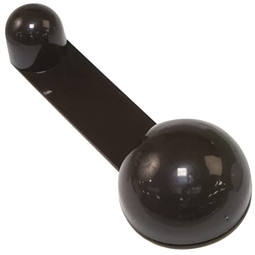 Amig | Tope Adhesivo para Puertas de Paso | Diámetro 40 x 27 mm x 108 mm | Modelo 404 | Plástico | Negro | Fijación en el Suelo | Espesor Máximo de Puerta 45 mm