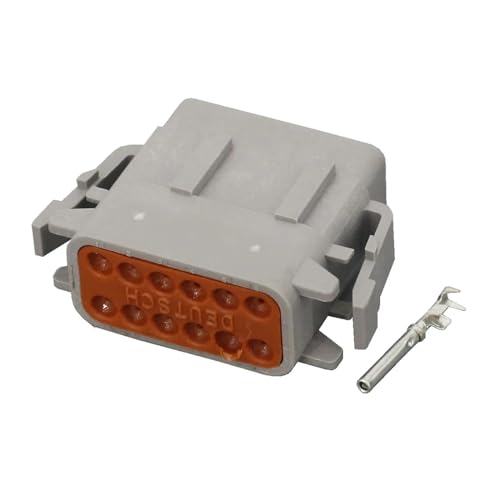 Conector de 12 pines DTM06-12SB enchufe automotriz para cableado de camión pesado 7