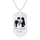 OAUWKEIY Collar Colgante de pesadilla de Halloween para niñas y niños