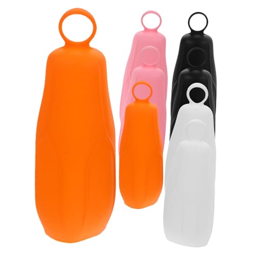 NOLITOY Maniche per Flaconi Cosmetici in Silicone 8 Pezzi Set Antileak Dimensioni Compatte Copertura per Bottiglia da Viaggio Riutilizzabile per Kit Prodotti Bagno Viaggio Trasporto Sicuro