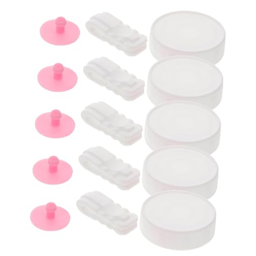 KOMBIUDA 1Set Sealing Clips Valve Plugs Stoppers for Airtight Storage User Friendly Design for Vacuum Sealing