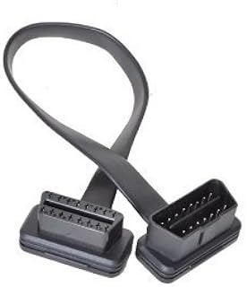 MasTrack OBD2 Scanner - OBD 2 Flat Ribbon Extension Cable 16 Pin Male to Female Port | Extender for Scan Tools, Diagnostic Reader, OBD GPS Tracker | Durable, Flexible, Long Lasting OBD Tracker for Car