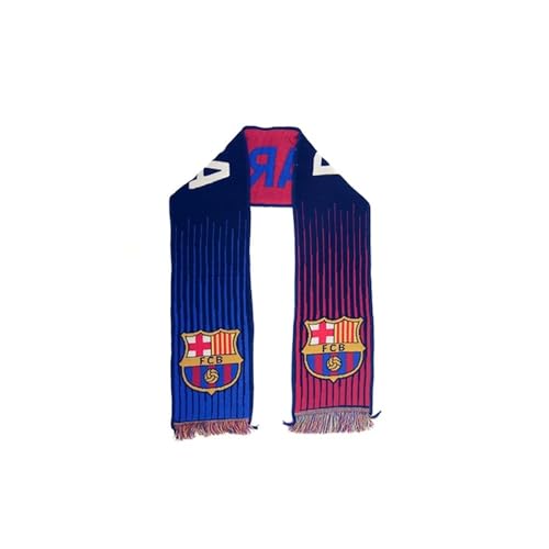 FC Barcelona Bufanda tela escudo logo tejidos fondo blaugrana