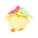 PRETYZOOM Pollitos de Peluche de Pascua Juguetes Pollitos Amarillos Esponjosos Decoración de Pascua Juguetes de Peluche Regalo Amarillo