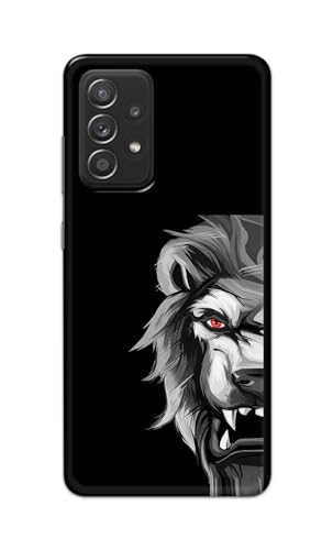 Image of PRINTFIDAA Printed Hard Back Cover Case for Samsung Galaxy A52 | A52 5G | Samsung Galaxy A52s 5G Back Cover (Angry Lion) -112