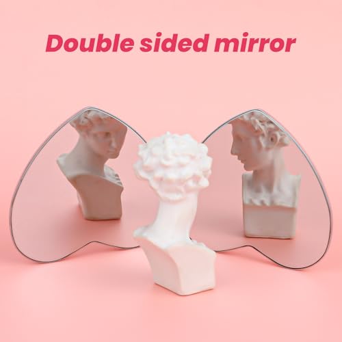 Miroir portable de voyage en métal résistant contre les casses - 8