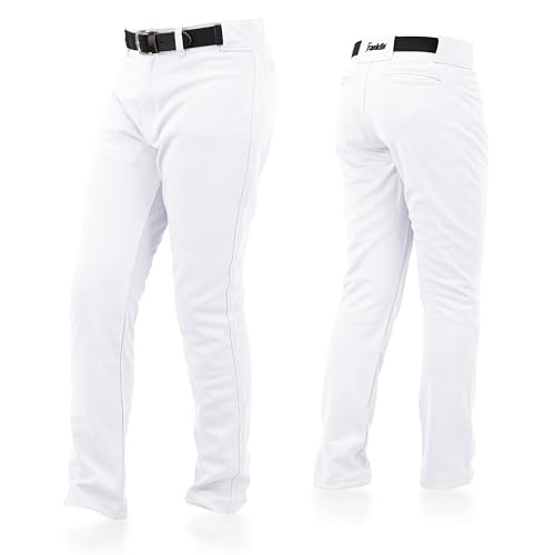 Pantalon de baseball Franklin Sports pour jeunes en noir de style longueur genou