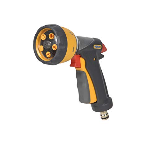 HOZELOCK - Multi-Jet Spray Gun Ultramax Pro Metal : For Intensive Watering, Ergonomic and Extremely Robust (Metal Body), Locking Function and Flow Control: 7 Spray Patterns [2698 0000]