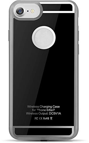 Hengju Wireless Charging Receiver Case, TPU Shockproof Scratch Protection 5W Back Qi Wireless