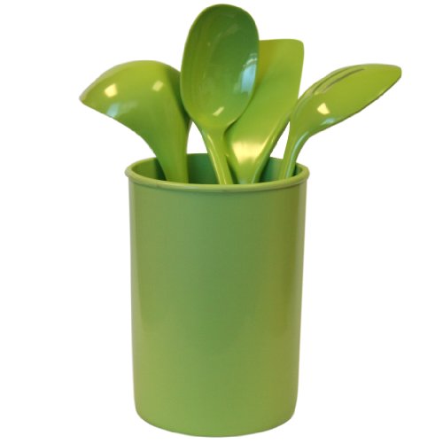 Reston Lloyd 5-Piece Calypso Basics Utensil Holder Set, Lime - //coolthings.us