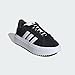 adidas Women's Grand Court Platform Suede, Black/White/Black, 9