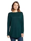 special_size_type; Standard TOM TAILOR Denim Damen Longpullover Sweatshirt, 10834-Deep Green Lake, S