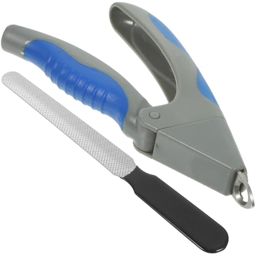 NOLITOY 2pcs Dog Nail Trimmers: Pet Nail Clipper with File for Dogs Cats - Safe Easy Accurate Avoid Overcutting