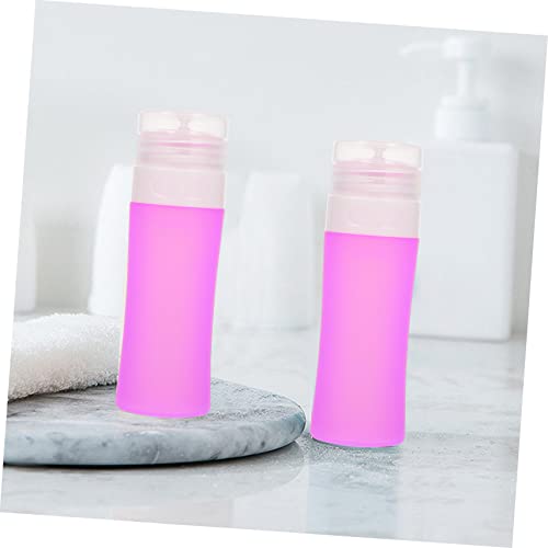 Didiseaon Portable Silicone Travel Bottle Multipurpose Shampoo Dispenser for Liquid Soap Lotion and Sunscreen Lightweight and Compact Travel Accessories 60ml