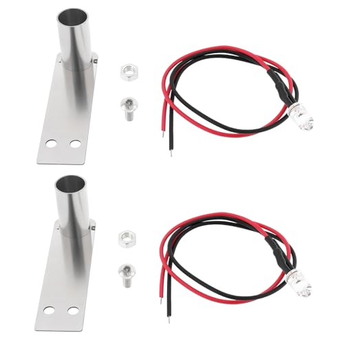 Tubos de escape simulados RC 1/10 con sistema LED de alta precisión mecánica