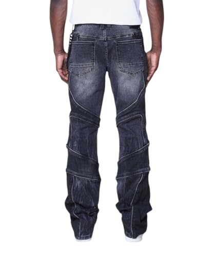 Smoke Rise Men's Colorblock and Piping Jean3