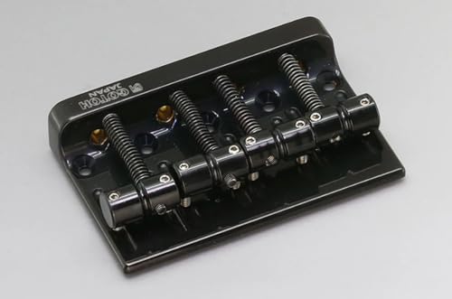 Gotoh Bass Bridge Black w/Screws 2-1/4' Allparts BB-0356-003