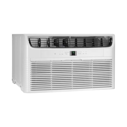 Image of Frigidaire 12,000 BTU Wall Air Conditioner with Heater, Up To 550 Sq. Ft. | 230V, 10600 BTU Heater, Dehumidifier, Fan, Quiet Energy Efficient, for Home Heating Cooling, Cools Rooms Up To 550 Sq Ft