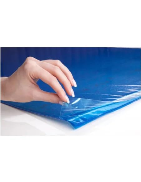 Generico Tappeto Decontaminante con 150 Fogli, 5 Tappeti con 30 Strati Adesivi che Eliminano gli Agenti Contaminanti dalla Suola delle Scarpe, 45 x 90 cm, per Ufficio, Ristorante, Casa