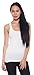 2 Pack Zenana Women's Basic Ribbed Tank Top Med Black, White