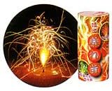 Amazon 紅と緑の暴れる火の玉噴水花火 暴れ蛍 噴き出し花火 おもちゃ