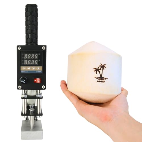 500w Electric Irons Hierro De Marca Personalizada Para Alimentos Stamp Burger Buns Nice Gift For Christmas Personalized Stamp Works For The Brand Iron For Meat Steak Orange Peel (4.5inch/11.43cm)