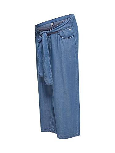 ESPRIT Pants Utb Culotte Pantalones premamá, Azul (Medium Wash 960), 36 (Talla del Fabricante: 34) para Mujer