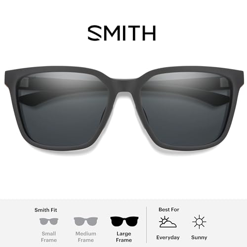 Image of SMITH Shoutout Core Sunglasses with Polarized Lenses - Mens & Womens Performance Sunglasses for Active Days, Sports & Running