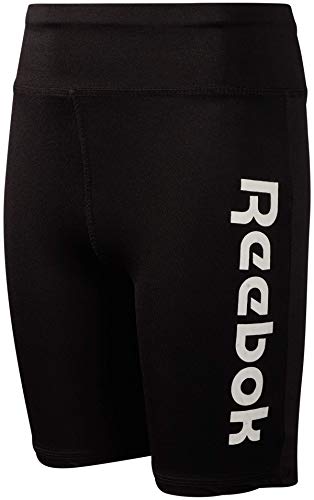 image for Reebok Girls Athletic Bike Shorts - Long Length Workout Running Shorts