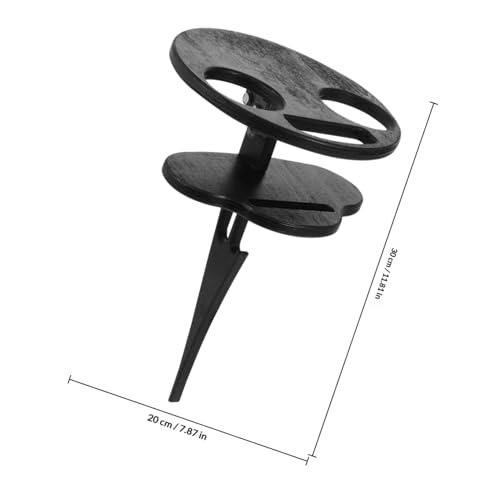 Table de pique-nique compacte extérieure en bois gain de place - 4